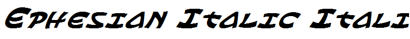 Ephesian Italic Italic