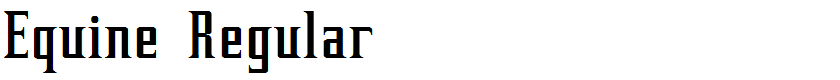 Equine Regular