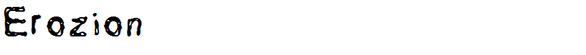 Erozion