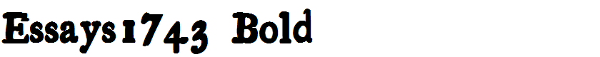 Essays1743 Bold