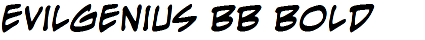 EvilGenius BB Bold