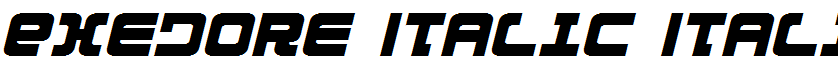 Exedore Italic Italic