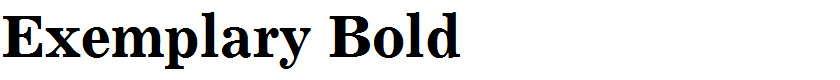 Exemplary Bold