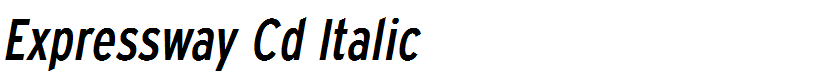 Expressway Cd Italic