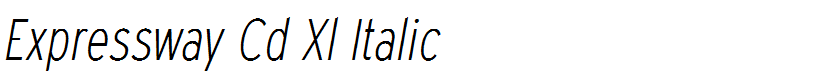 Expressway Cd Xl Italic