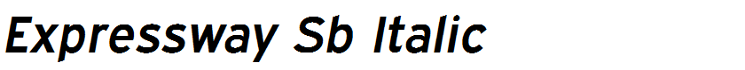 Expressway Sb Italic