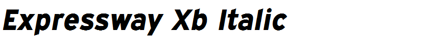 Expressway Xb Italic