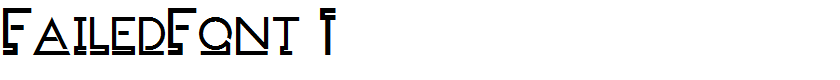 FailedFont 1
