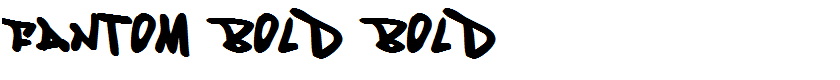 Fantom Bold Bold