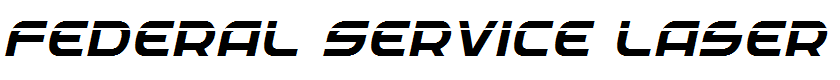 Federal Service Laser Italic Italic