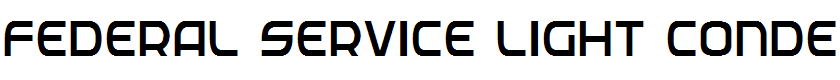 Federal Service Light Condensed Light Condensed