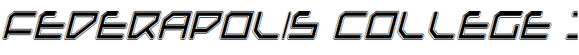 Federapolis College Italic Italic