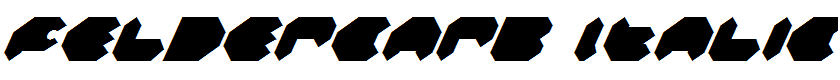 Feldercarb Italic Italic