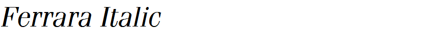 Ferrara Italic