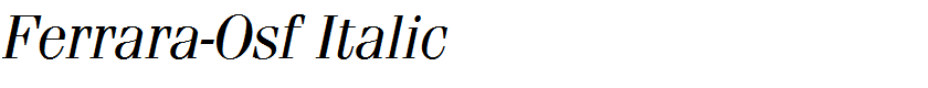 Ferrara-Osf Italic