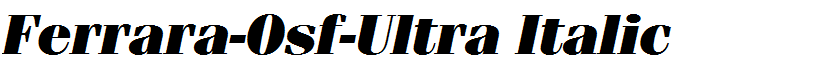 Ferrara-Osf-Ultra Italic