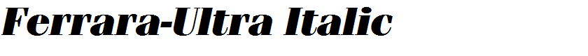 Ferrara-Ultra Italic