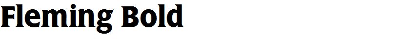 Fleming Bold