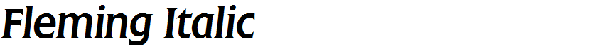 Fleming Italic