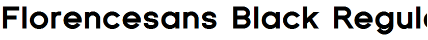Florencesans Black Regular