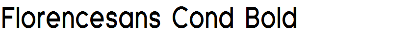 Florencesans Cond Bold