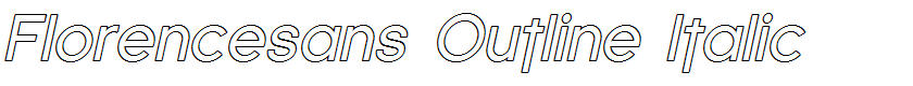Florencesans Outline Italic