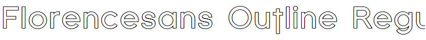 Florencesans Outline Regular
