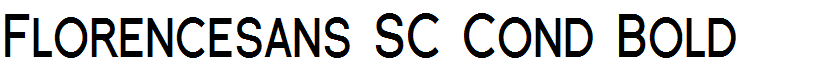 Florencesans SC Cond Bold