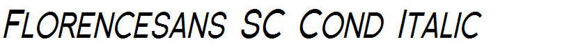 Florencesans SC Cond Italic