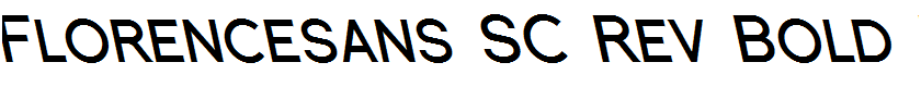 Florencesans SC Rev Bold Italic