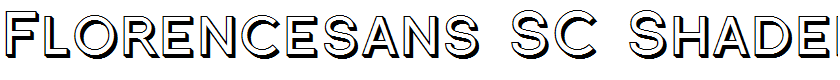 Florencesans SC Shaded Regular