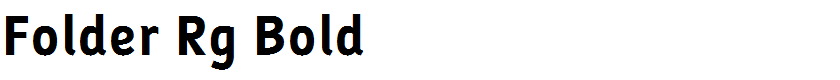 Folder Rg Bold