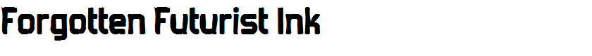 Forgotten Futurist Ink