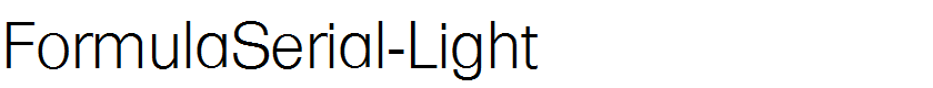 FormulaSerial-Light