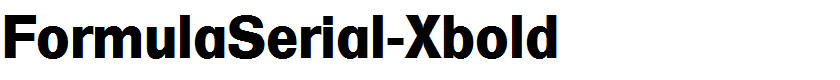 FormulaSerial-Xbold