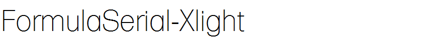 FormulaSerial-Xlight