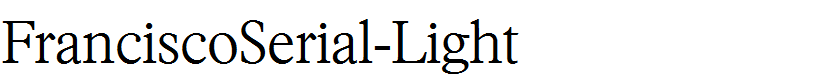 FranciscoSerial-Light