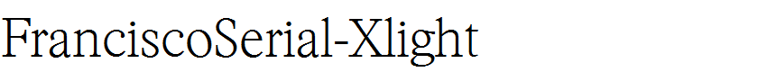 FranciscoSerial-Xlight