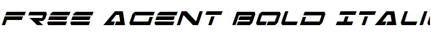 Free Agent Bold Italic Bold Italic