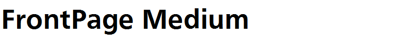 FrontPage Medium
