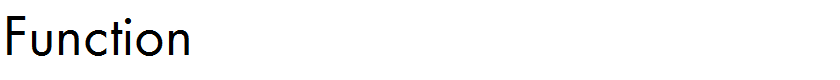 Function