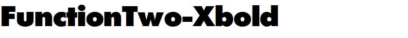 FunctionTwo-Xbold