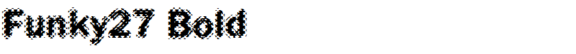 Funky27 Bold