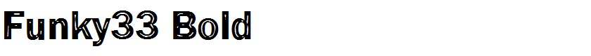 Funky33 Bold