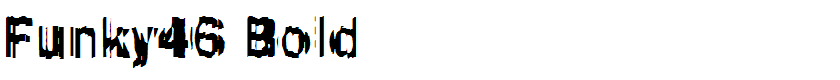 Funky46 Bold