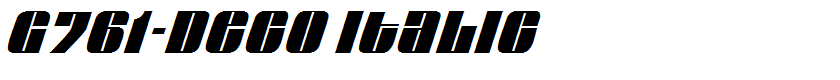 G761-Deco Italic