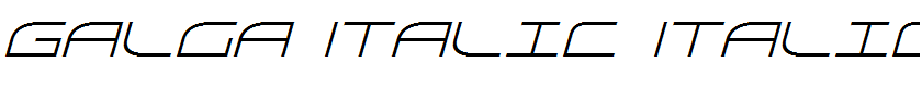 Galga Italic Italic
