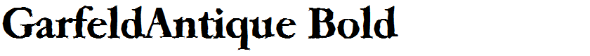 GarfeldAntique Bold