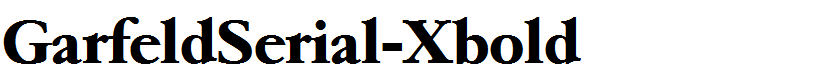 GarfeldSerial-Xbold