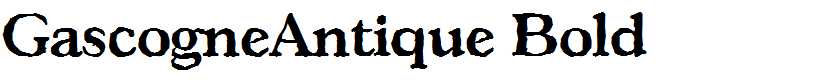 GascogneAntique Bold